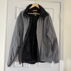 Eddie Bauer Gray Performance Systems Lightweight Jacket Size XL